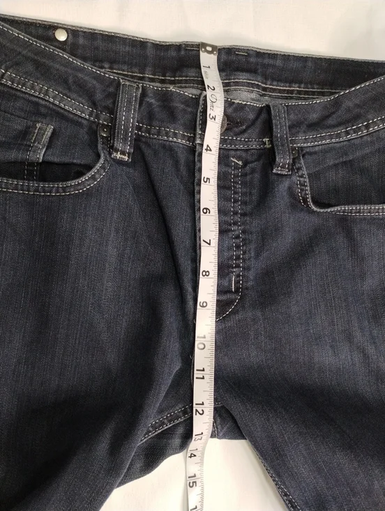 Women's Dark Blue Straight-Leg Jeans Size (34X32) - Picture 5 of 12